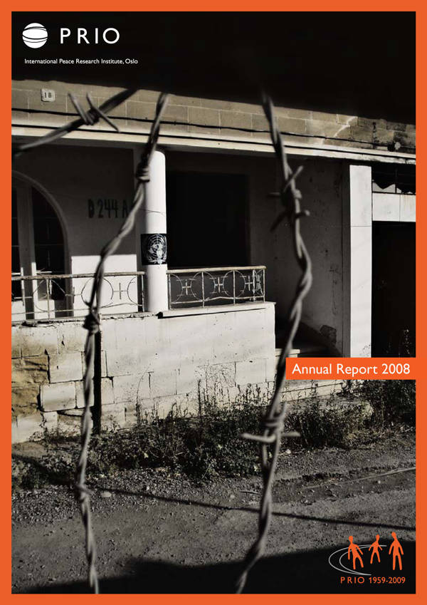 PRIO Annual Report 2008 front cover
